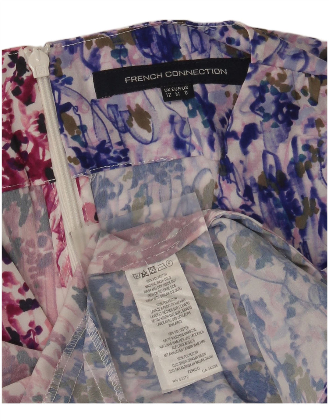 French Connection Damebluse Top UK 12 Medium Flerfarvet