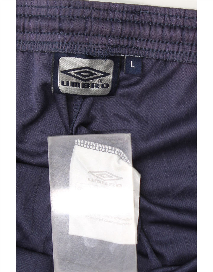 Umbro Herre Sportshorts Large Navy Blue Polyester