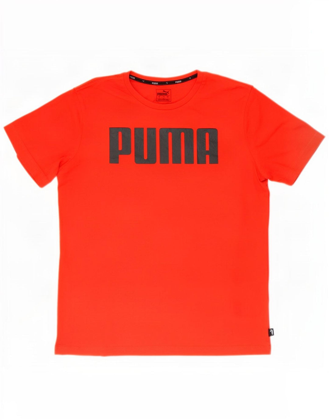 Puma Herre grafisk T-shirt Top Medium Rød Bomuld