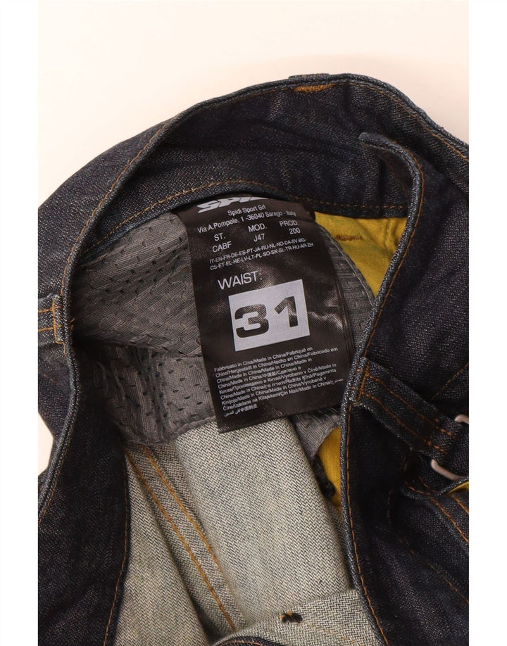 Spidi Straight Jeans til mænd W31 L33 Marineblå bomuld