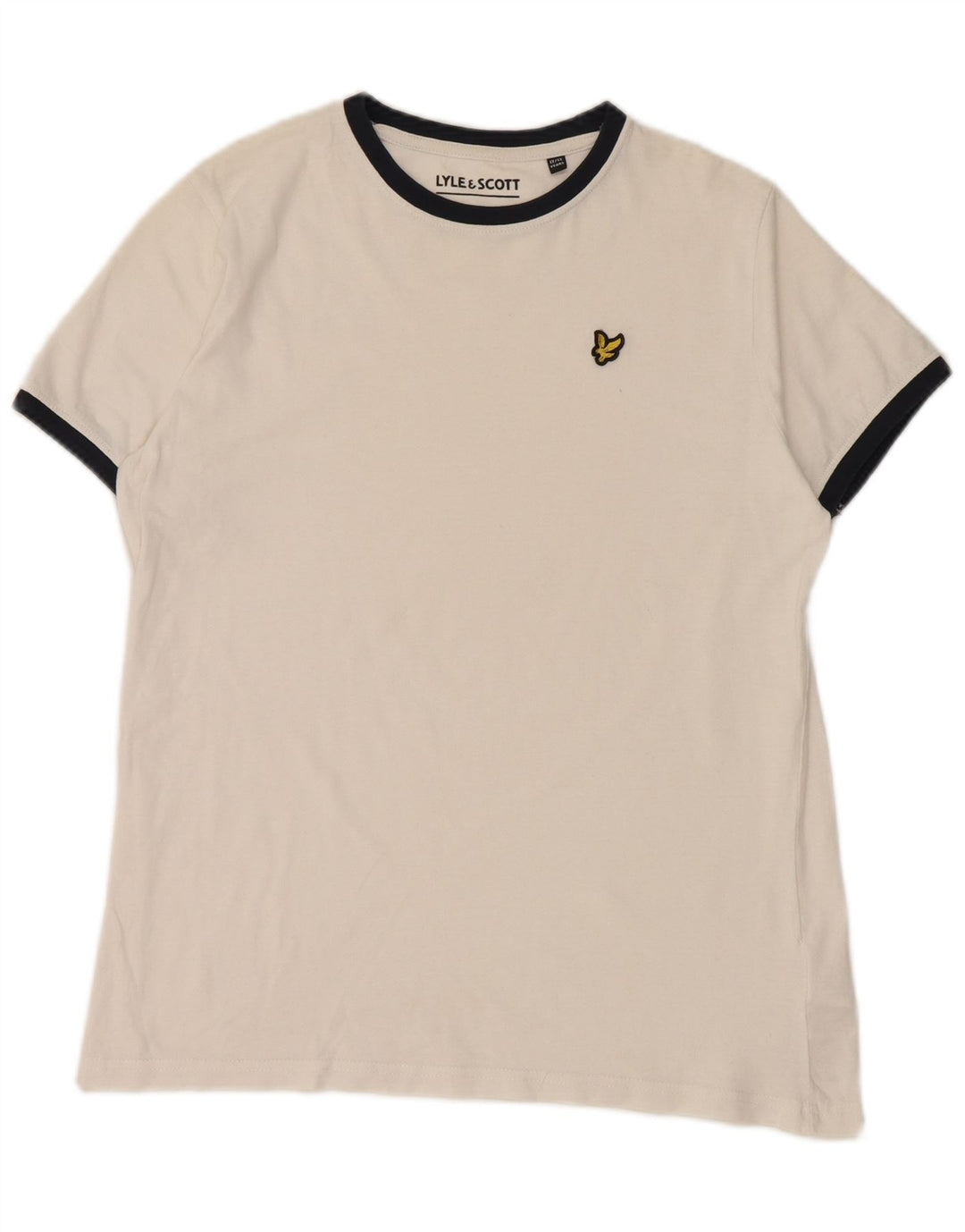 LYLE & SCOTT T-shirt til drenge 12-13 år Hvid bomuld