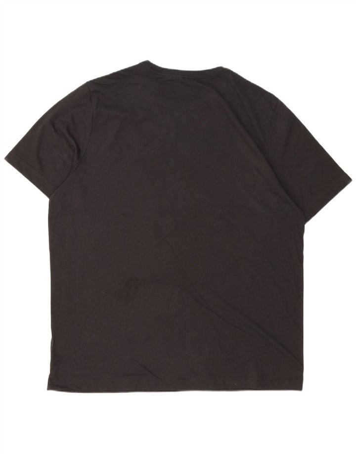 PUMA Mens Graphic T-Shirt Top XL Black Cotton