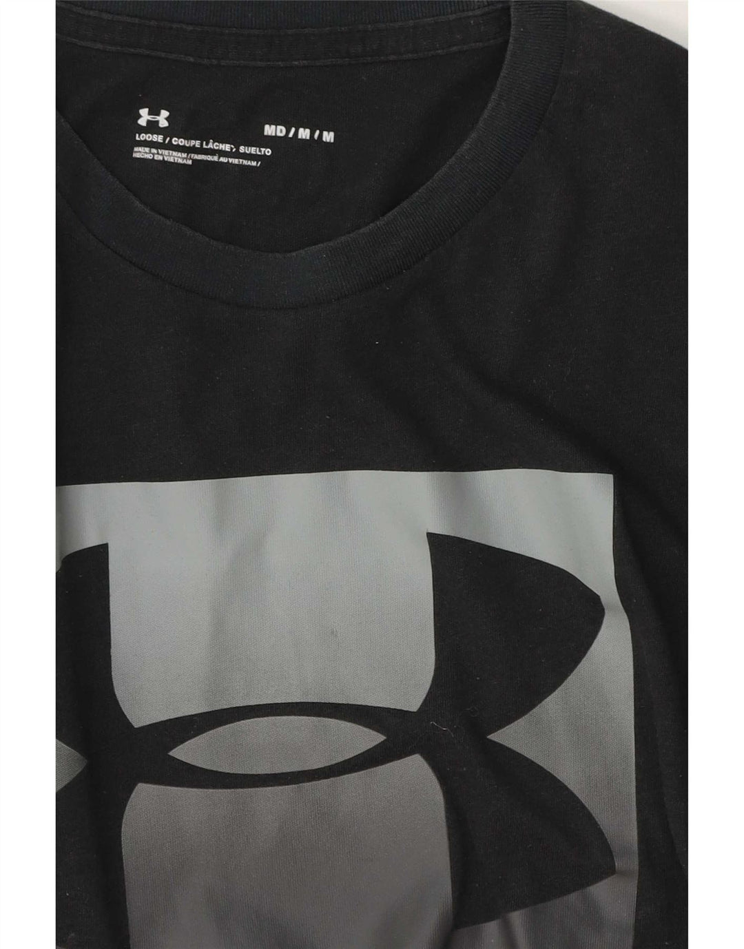 Under Armour Herre grafisk T-shirt Top Medium Sort