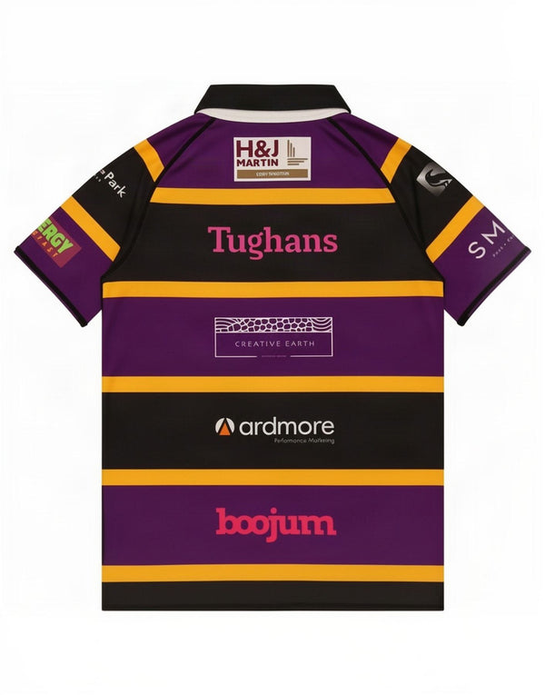 Canterbury Boys Instonians RFC polotrøje 13-14 år lilla stribet