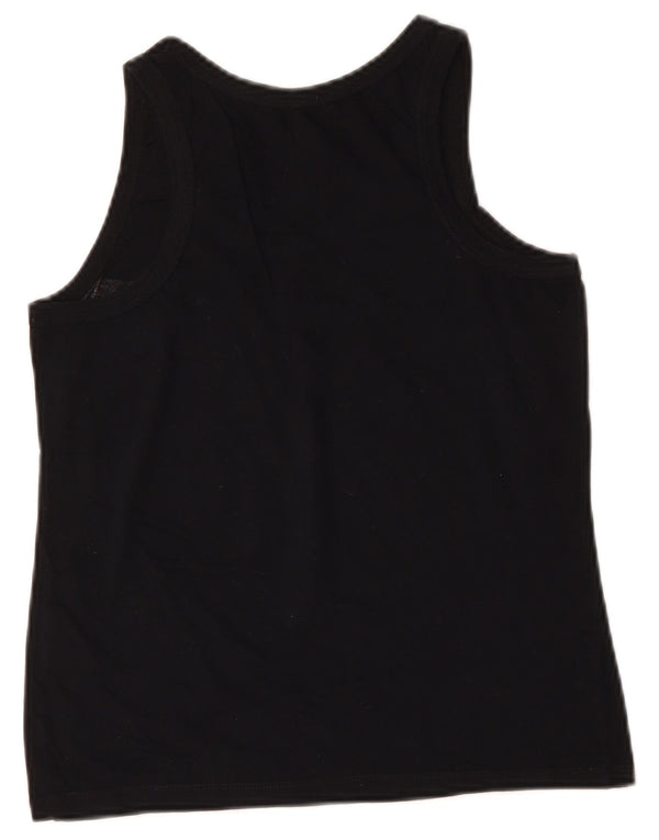 Vans Damevest Top UK 10 Small Black Colourblock Bomuld