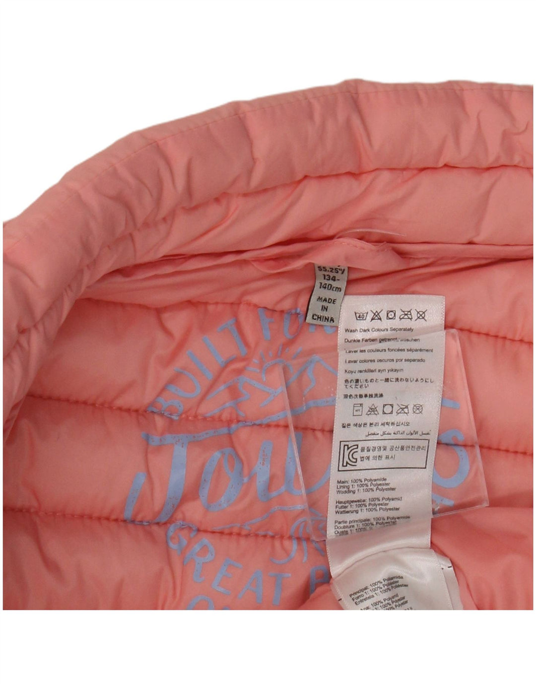JOULES Piger Polstret Gilet 9-10 År Pink Polyamid