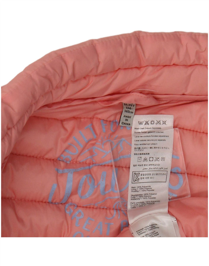 JOULES Piger Polstret Gilet 9-10 År Pink Polyamid