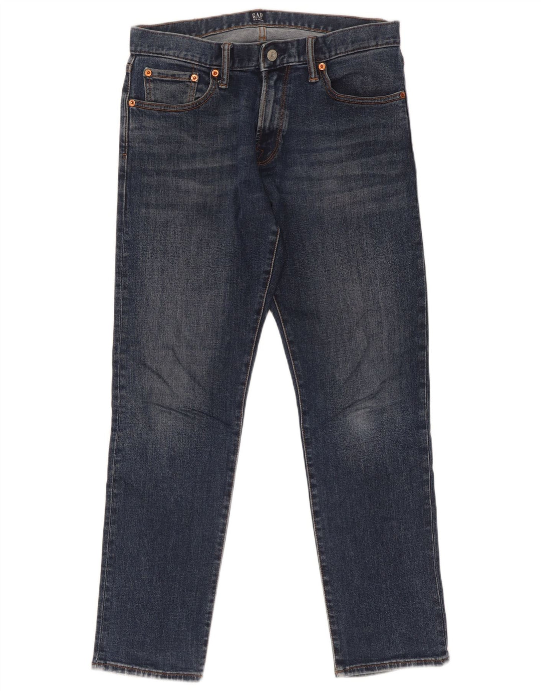 Gap Herre Slim Jeans W30 L30 Marineblå Bomuld
