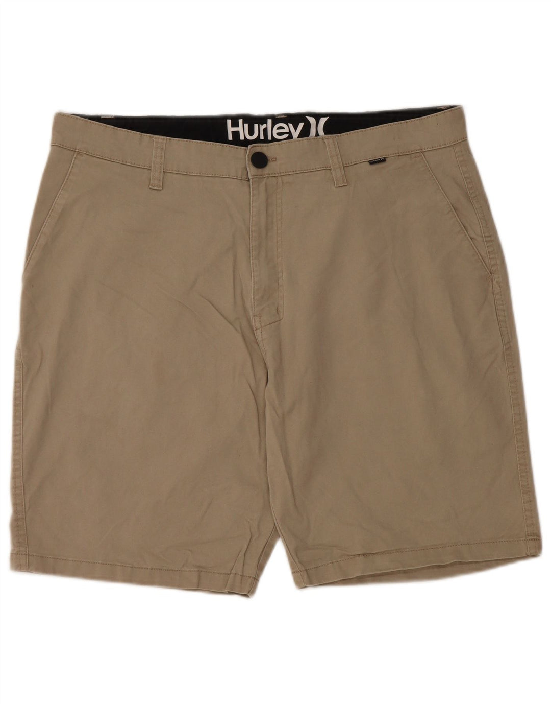Harley Herre Chino Shorts W36 Stor Beige Bomuld