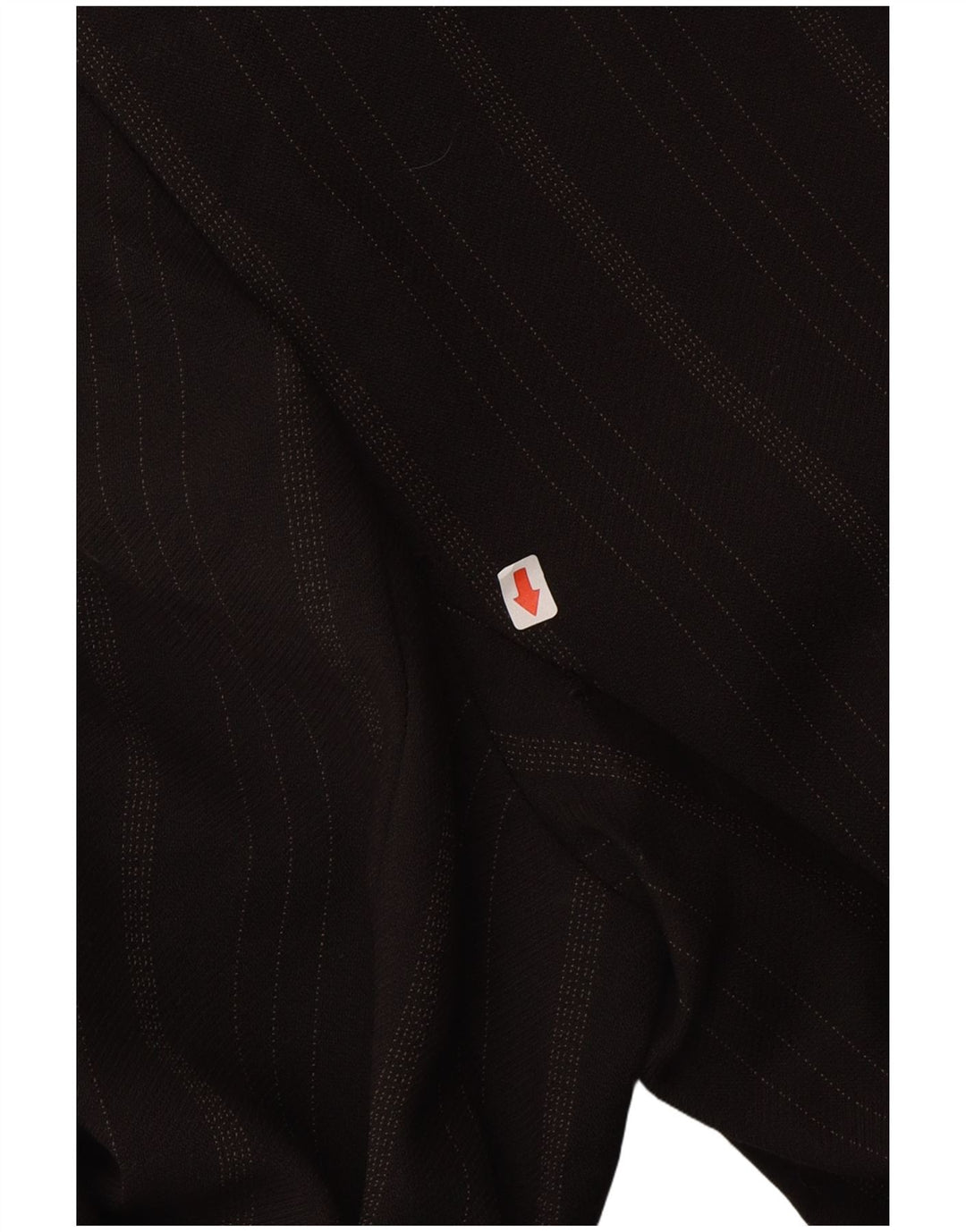 Sportstaff Dame Longline 1 Knap Blazer Jacket UK 10 Lille Brun Stribet