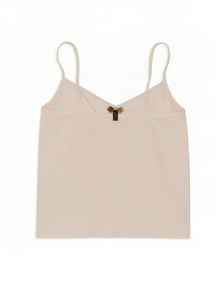 Lipsy Dame Cami Top UK 8 Small White Polyester