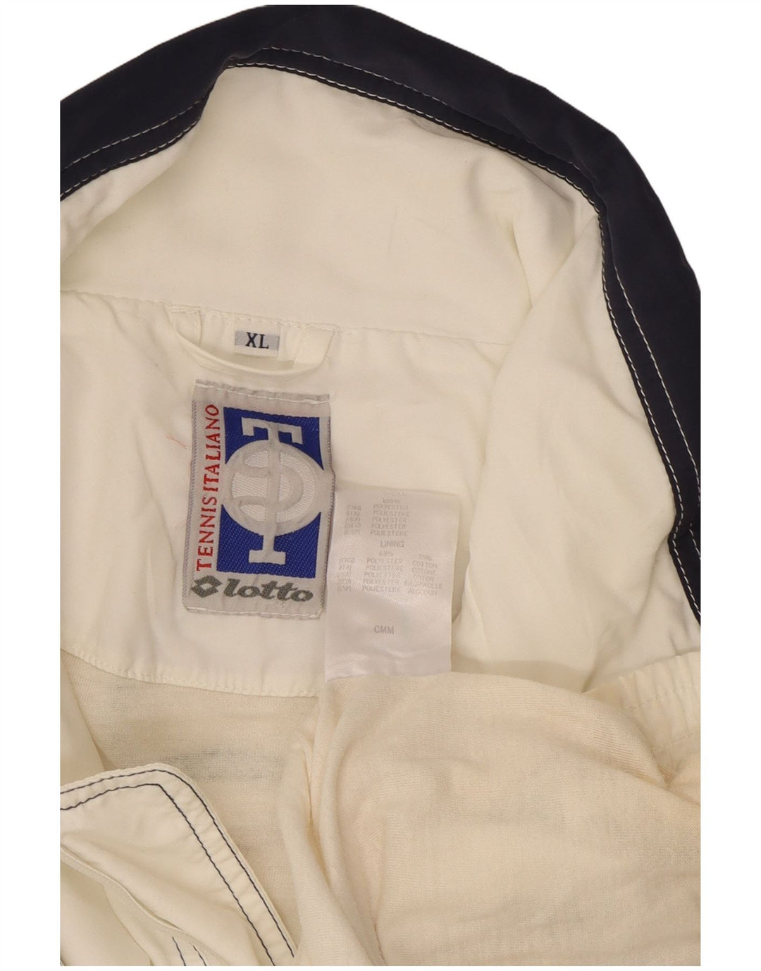 Lotto Herre grafisk træningsdragt Topjakke XL Hvid Colourblock Polyester