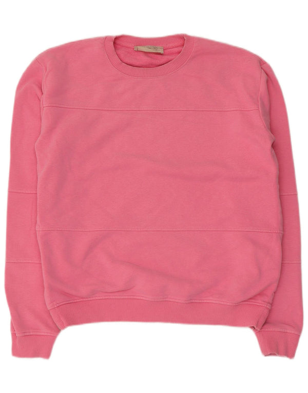 Zara Womens Oversized Sweatshirt Jumper UK 10 Small Pink