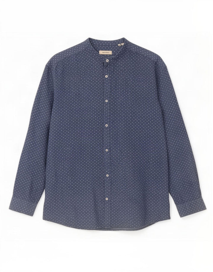 Jack & Jones herreskjorte 2XL blå plettet bomuld