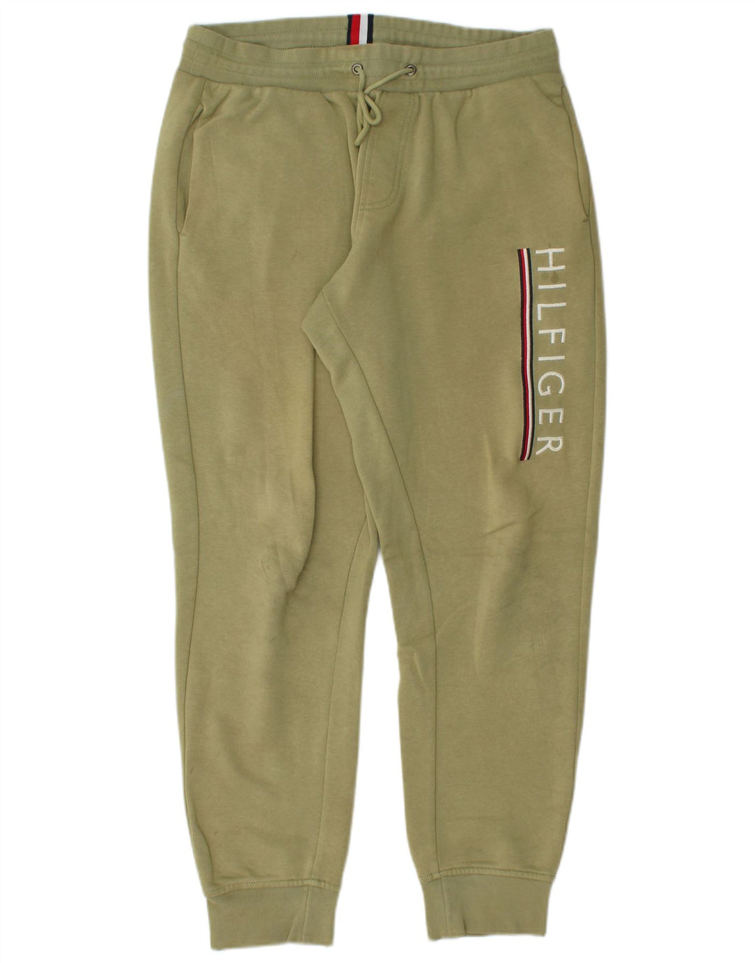 TOMMY HILFIGER Grafisk træningsdragt til mænd Joggers Medium Green