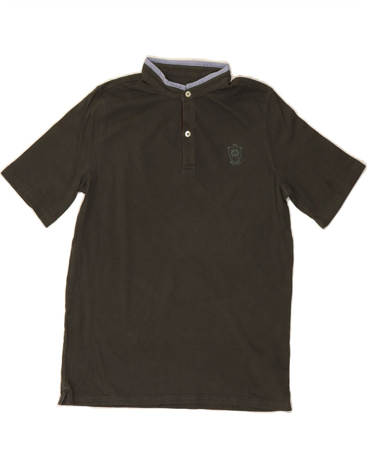 MASSIMO DUTTI Boys Polo Shirt 13-14 Years Khaki Cotton Vintage Massimo Dutti and Second-Hand Massimo Dutti from Messina Hembry 
