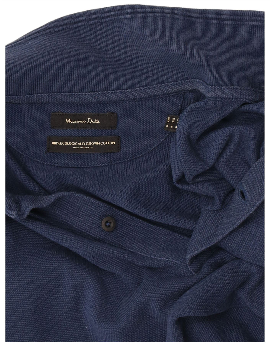 Massimo Dutti Herre poloshirt Medium Navyblå Bomuld