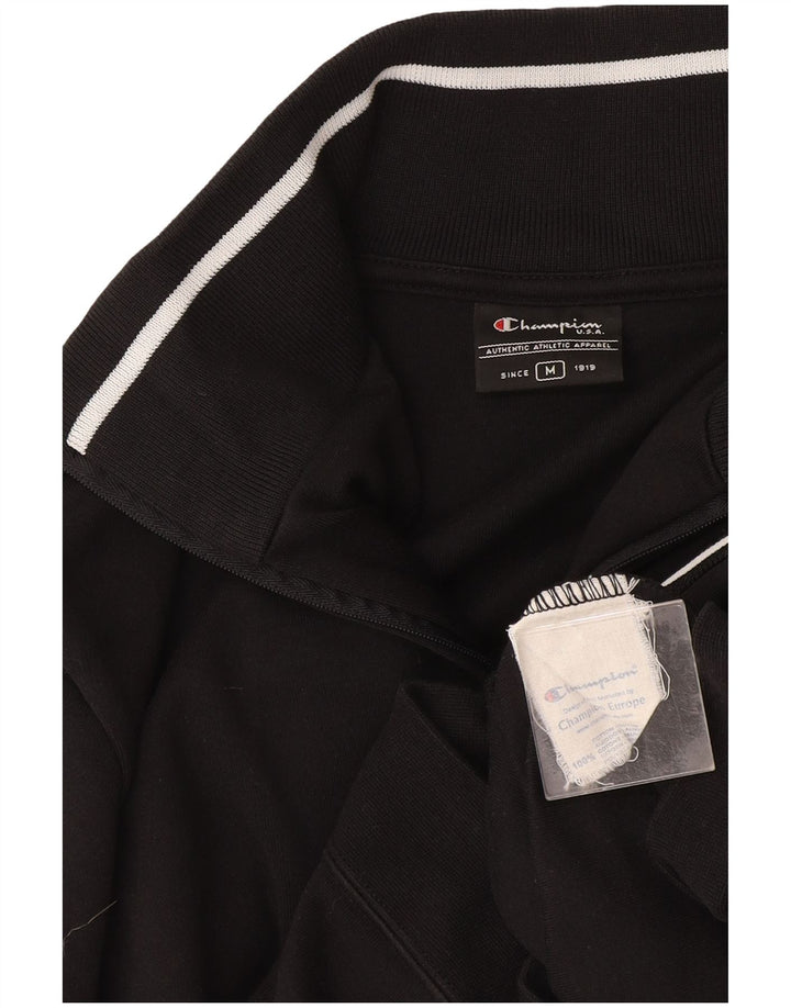 Champion Womens træningsdragt Topjakke UK 14 Medium Sort Bomuld
