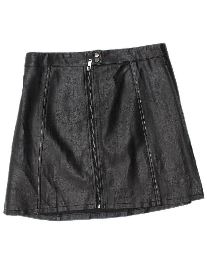 Zara Dame Mini Nederdel Large W30 Sort