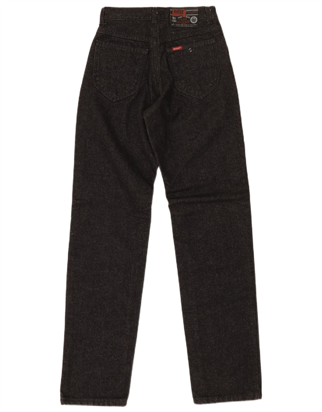 Rifle Herre Straight Jeans W27 L34 Sort Polyester