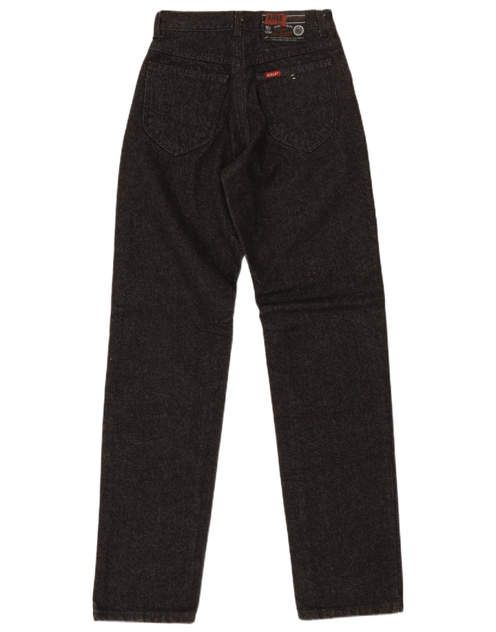 Rifle Herre Straight Jeans W27 L34 Sort Polyester
