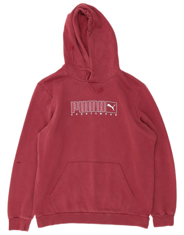 Puma Herre grafisk hættetrøje Jumper Medium Burgundy