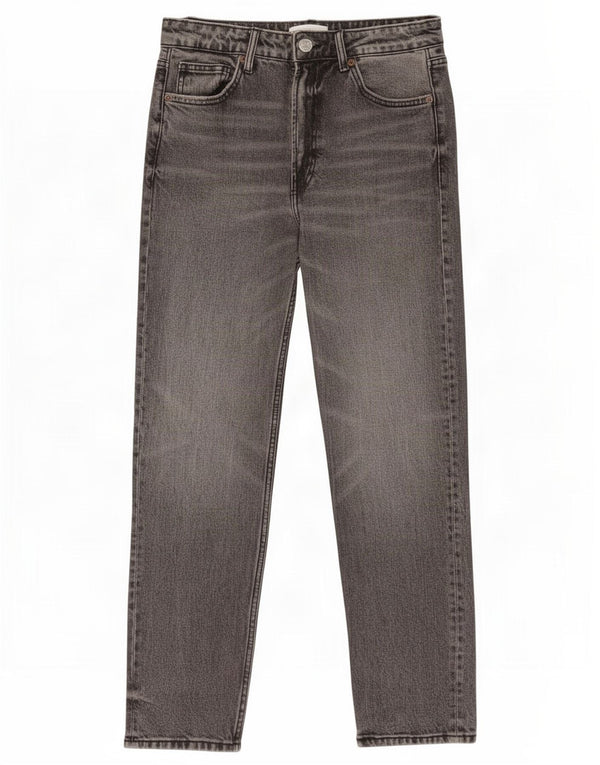 Zara Womens Tapered Jeans EU 38 Small W28 L27 Grå Bomuld