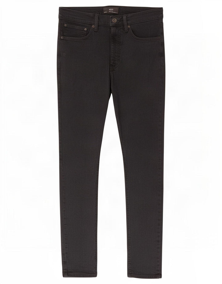 Marks & Spencer Dame Slim Jeans W32 L30 Sort Bomuld