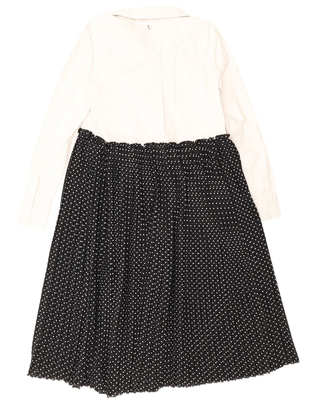 Simona Barbieri Dame Twinset Maxi Dress IT 42 Medium Black Polka Dot