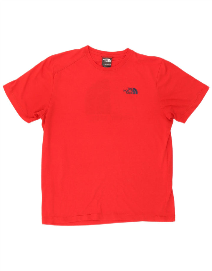 The North Face Herre grafisk T-shirt Top Medium Rød Polyester