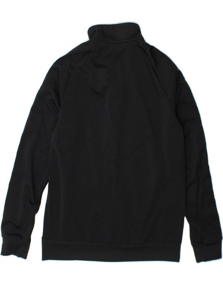 ADIDAS Boys Tracksuit Top Jacket 13-14 Years Black Polyester Vintage Adidas and Second-Hand Adidas from Messina Hembry 