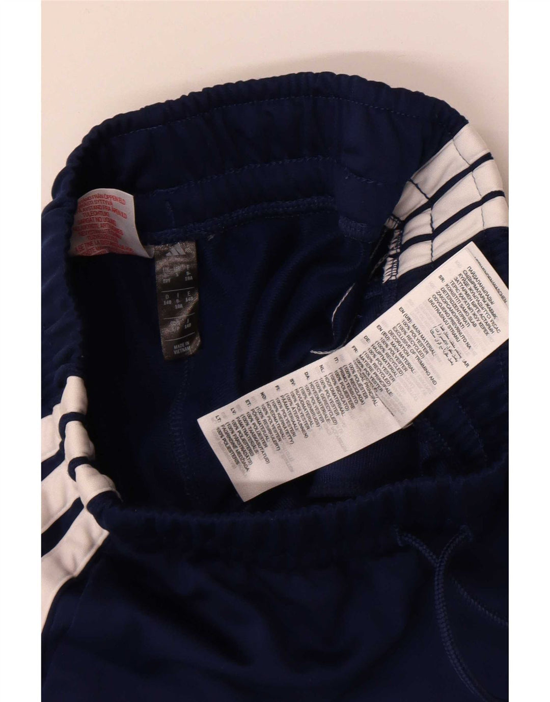 Adidas Boys Climacool træningsdragt bukser 9-10 år marineblå polyester