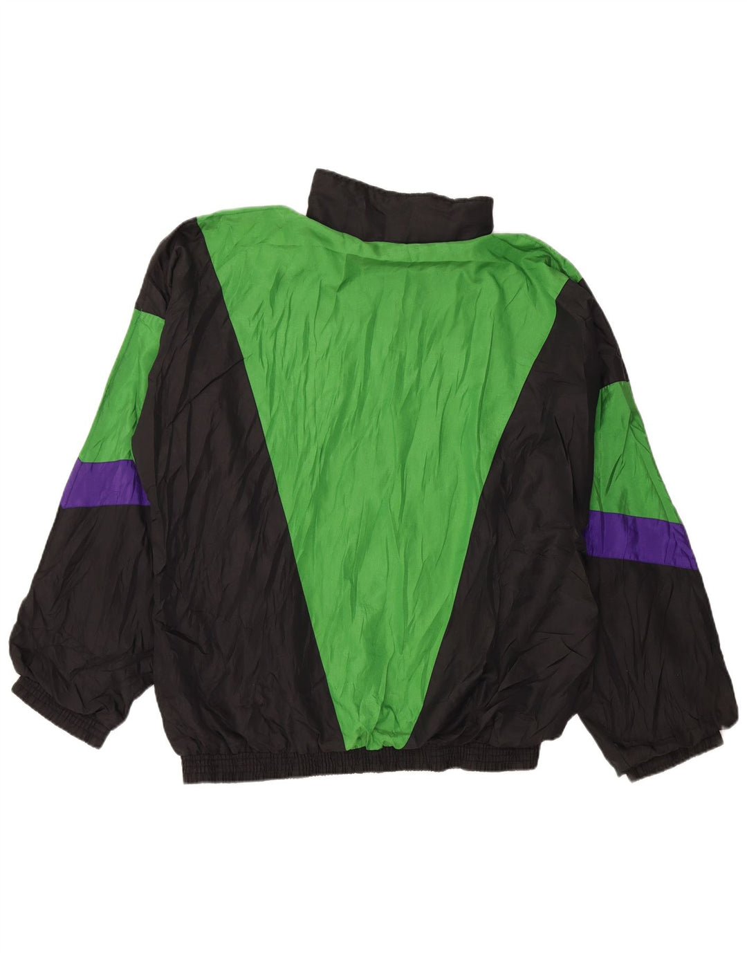 VINTAGE Træningsdragt til mænd Topjakke XL Flerfarvet Colourblock