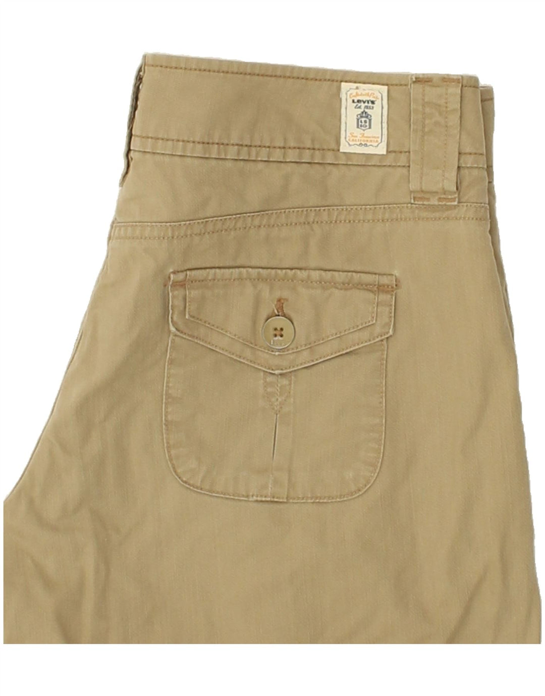 LEVI'S Womens Chino Shorts W30 Medium Beige Vintage Levi's and Second-Hand Levi's from Messina Hembry 