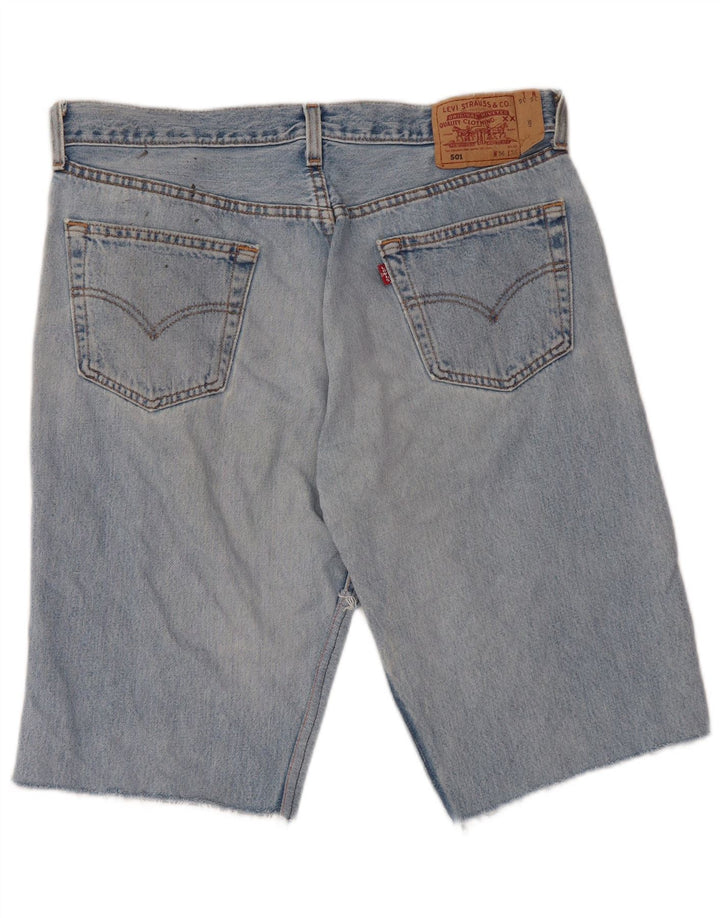 LEVI'S Herre 501 denimshorts W36 Large Blue Cotton