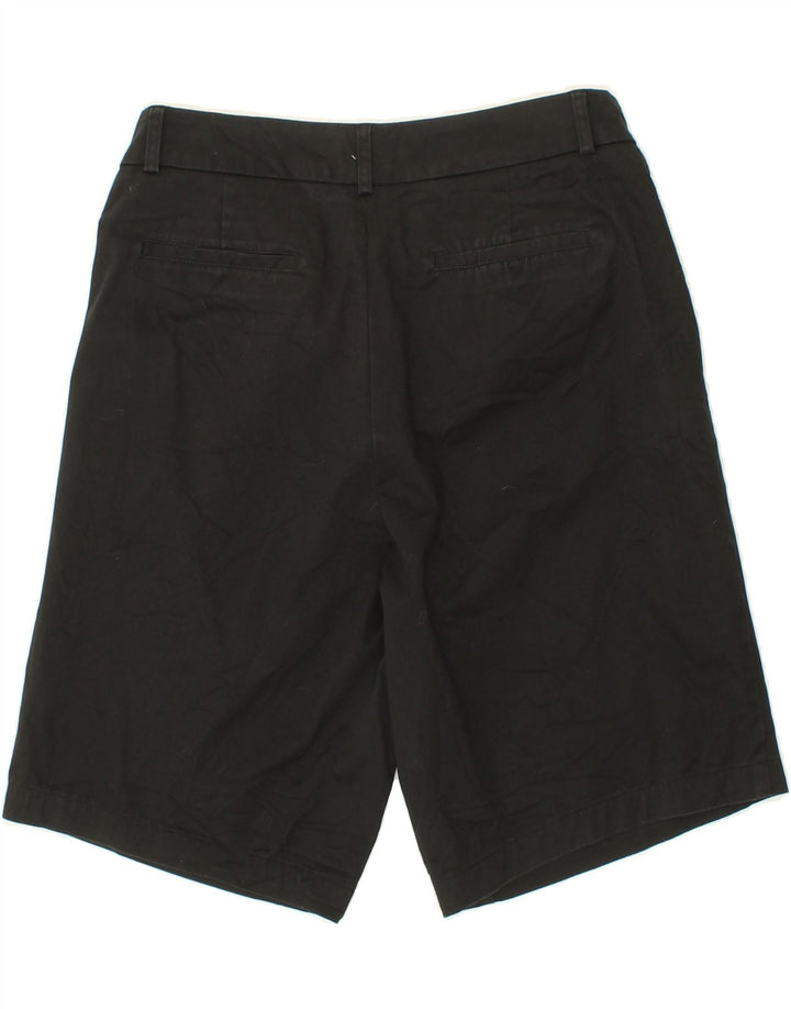 DOCKERS Womens Casual Shorts US 8 Medium W30  Black Cotton Vintage Dockers and Second-Hand Dockers from Messina Hembry 