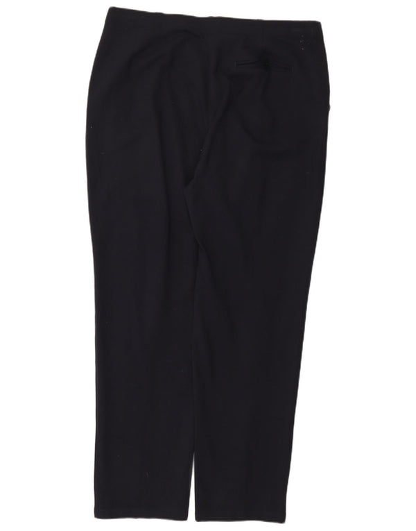 Marks & Spencer koniske chinobukser til kvinder UK 18 XL W38 L30 Marineblå