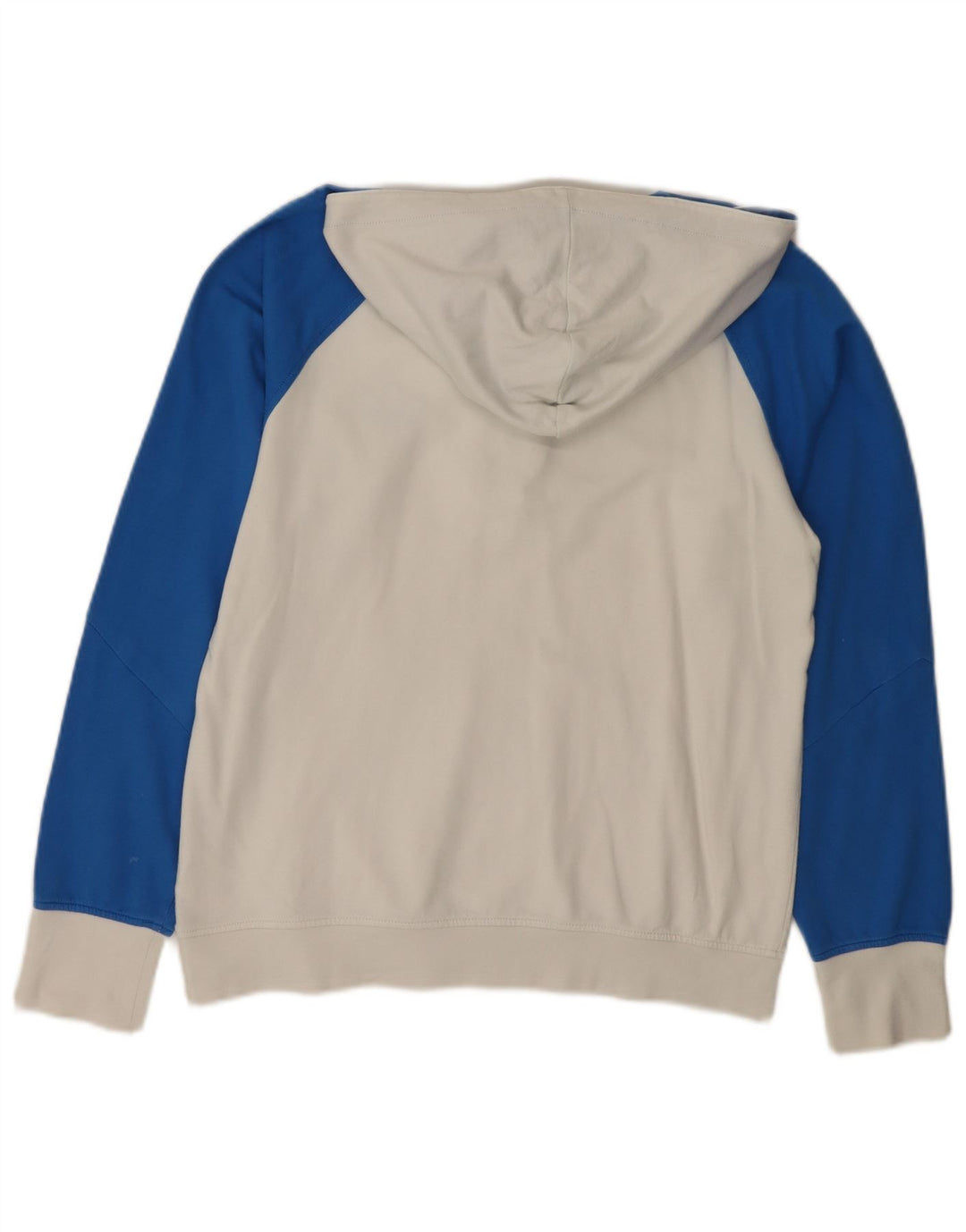 Adidas Herre hættetrøje med knaphals lille hvid Colourblock Bomuld