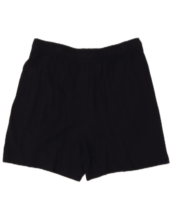 Marks & Spencer Dame Loose Fit Sportsshorts UK 14 Medium Navy Blue Bomuld