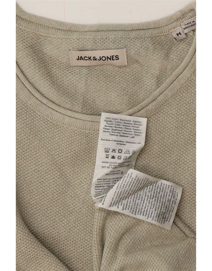 Jack & Jones Herre Boat Neck Jumper Sweater Medium Green Bomuld