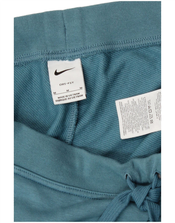 Nike Dame Dri Fit træningsdragt Bukser Joggers UK 14 Medium Blue