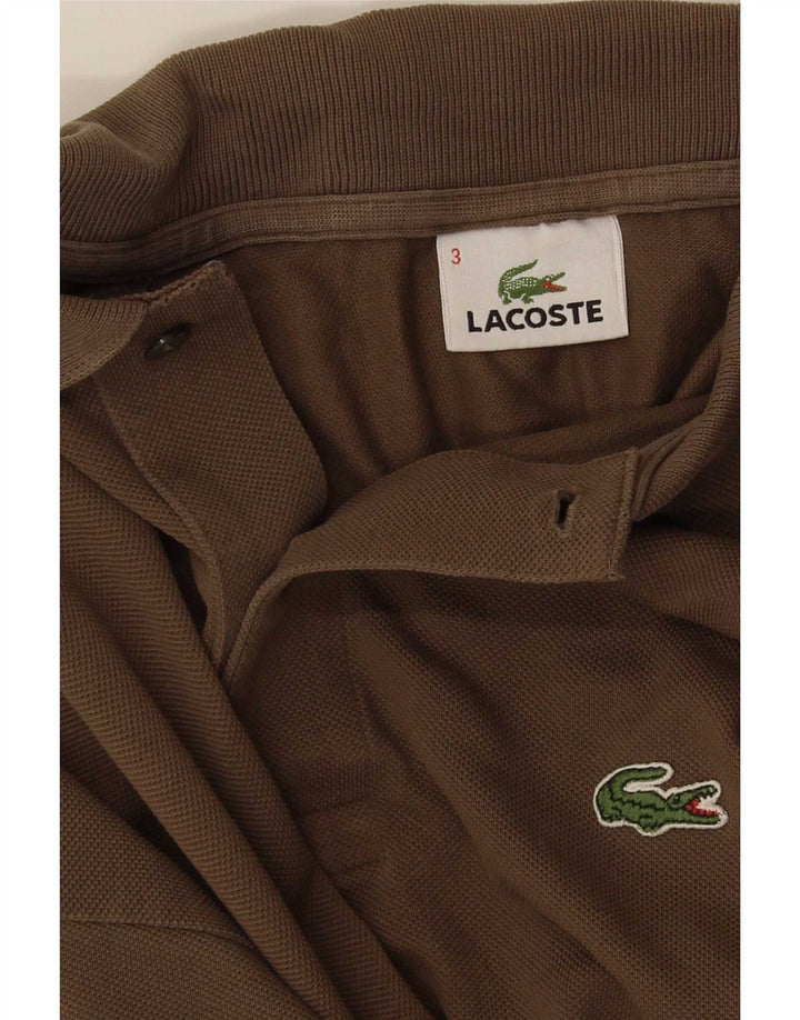Lacoste herre poloskjorte str. 3 Small Khaki