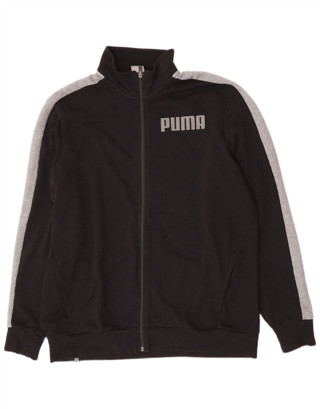 Puma Herre grafisk træningsdragt Topjakke 2XL Sort Colourblock Bomuld