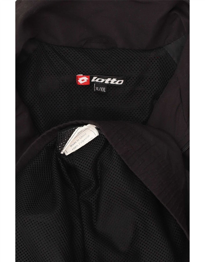 Lotto Træningsdragt til mænd Topjakke XL Sort Polyester