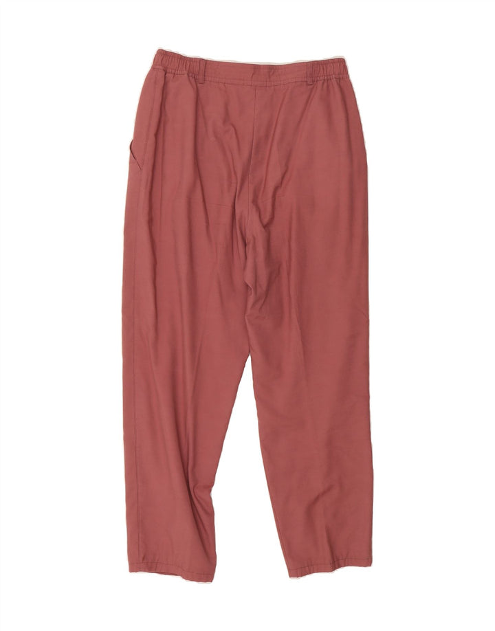 VINTAGE Womens Straight Chino Trousers  W32 L26 Pink Vintage Vintage and Second-Hand Vintage from Messina Hembry 