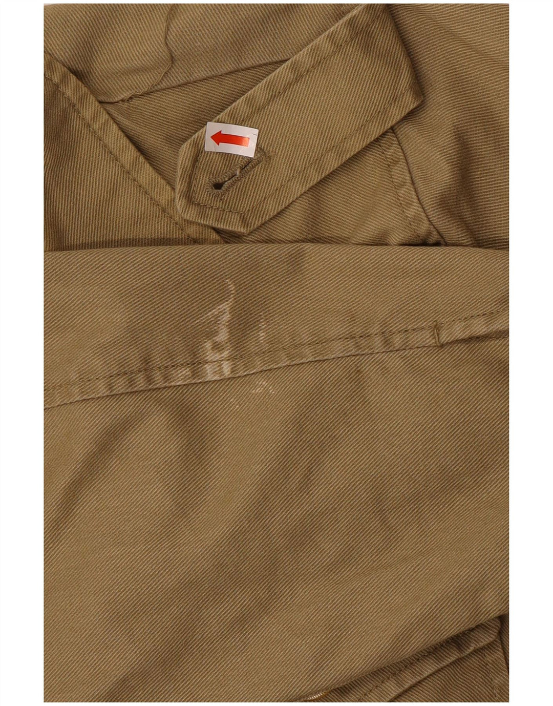 Zara Dame Military Utility Jacket UK 14 Medium Khaki Cotton