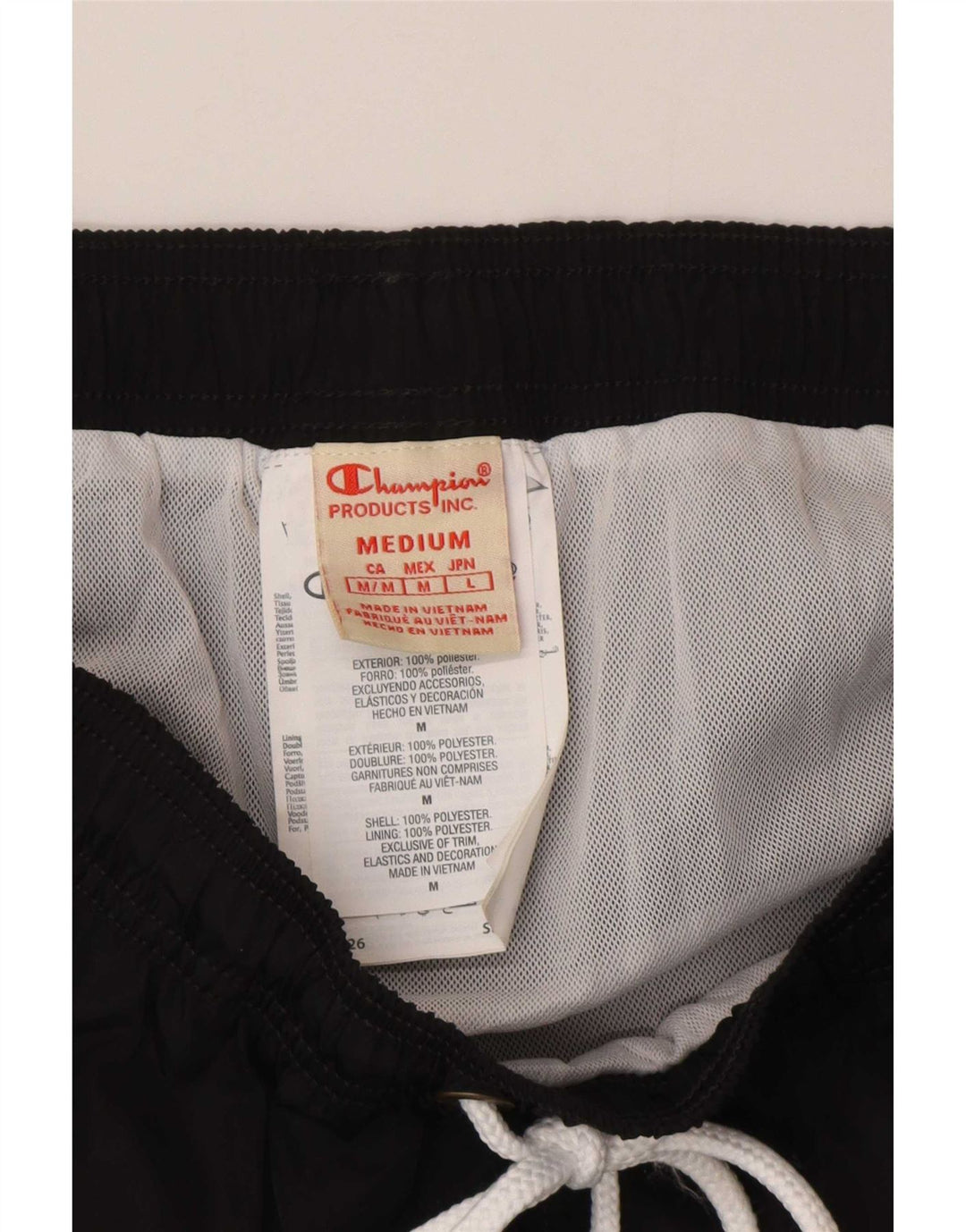Champion Herre svømmeshorts Medium Sort polyester
