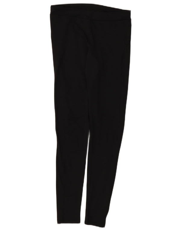 Marks & Spencer Womens Leggings UK 12 Medium Black Polyester