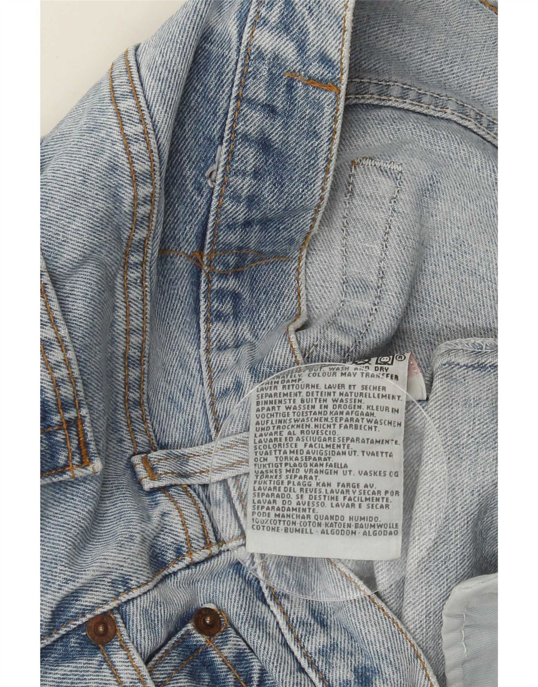 Levi's Straight Jeans til mænd W34 L36 blå bomuld