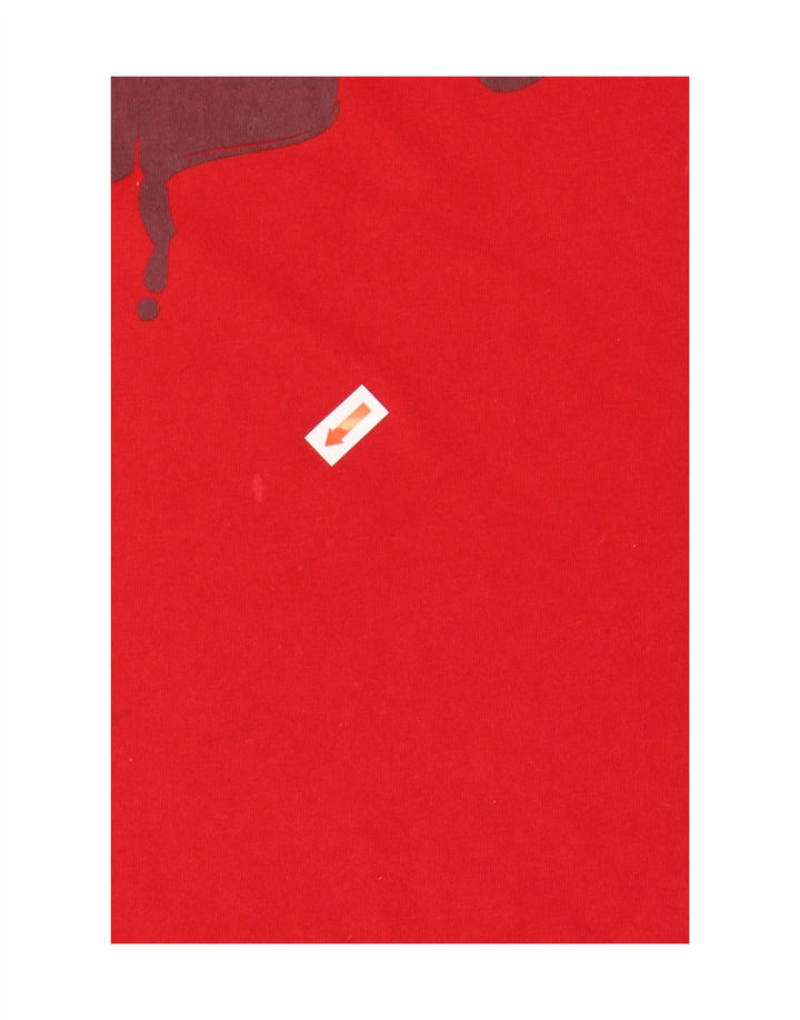 NIKE Mens Graphic T-Shirt Top Small Red Vintage Nike and Second-Hand Nike from Messina Hembry 